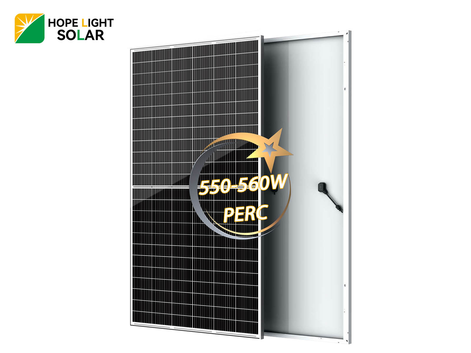 Сонячна панель PERC White Frame 550W 555W