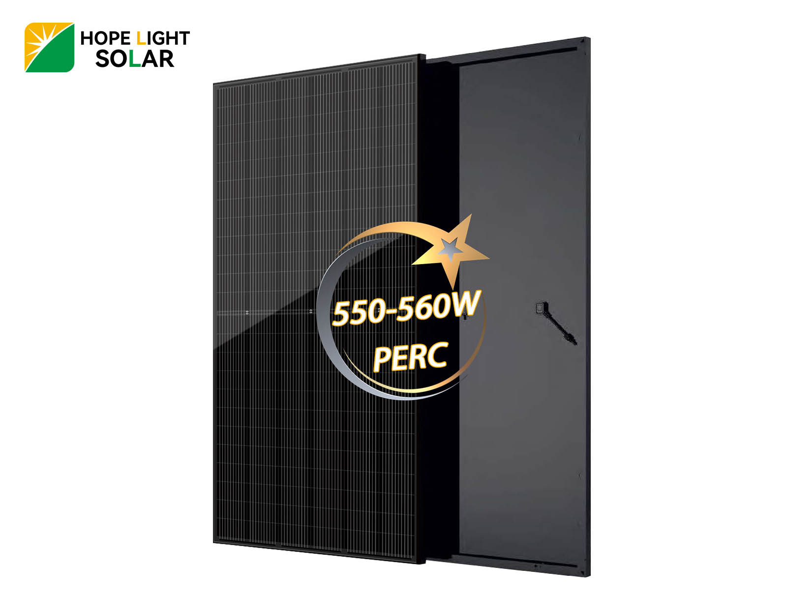 Сонячна панель PERC Full Black 550W 560W